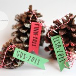 Glitter Pinecone Ornaments
