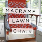 Coming Soon: Macrame Lawn Chair