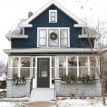 Wintery Exterior Decorating