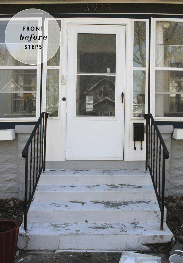 Front Steps Before & After