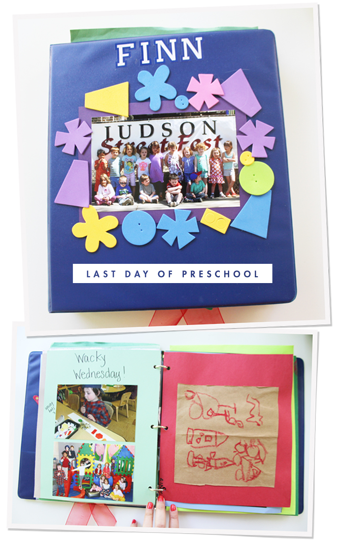 Finn's Preschool Scrapbook