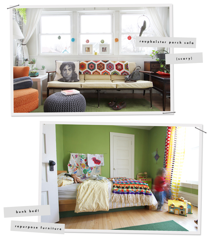 Projects to do : Kid's Room & Porch Sofa