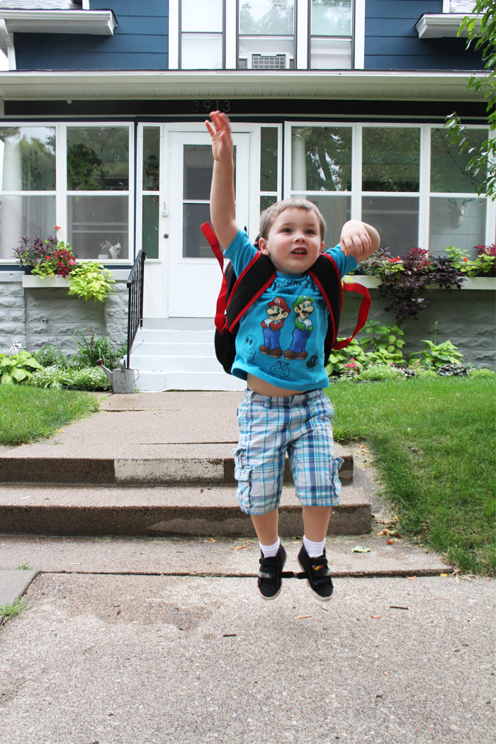 Finn's First Day of School