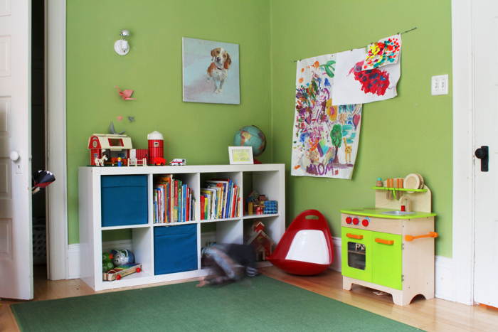 Play area with reading spot