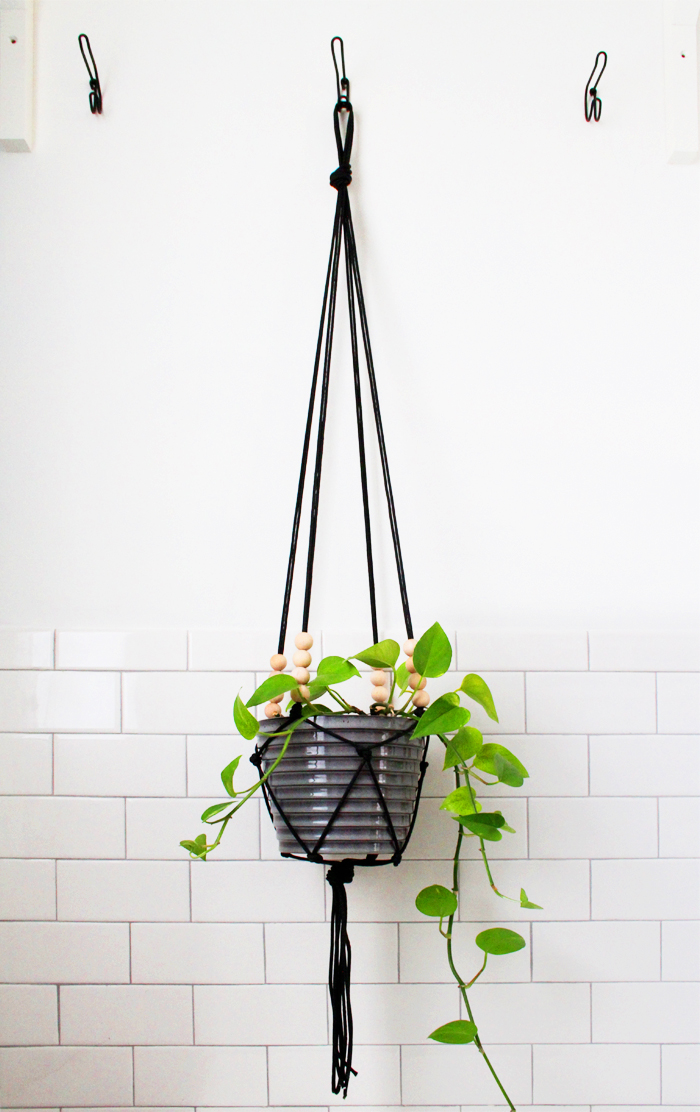 Easy DIY Modern Macrame Planter Tutorial