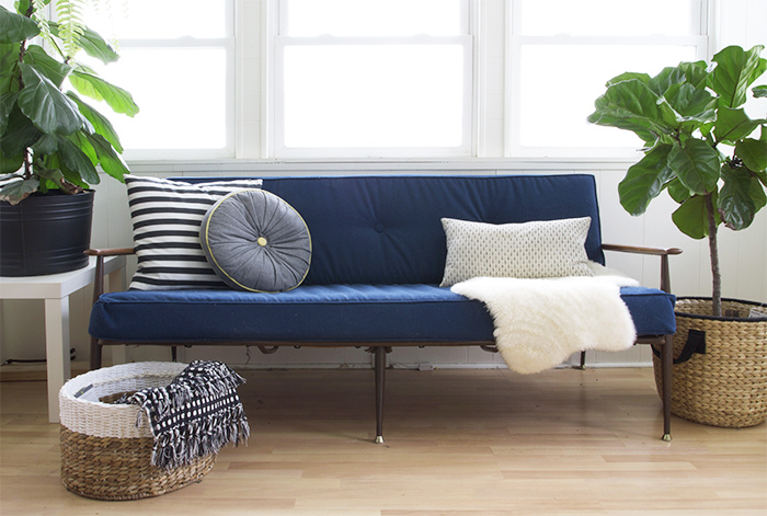 DIY Box Cushion Sofa Upholstery