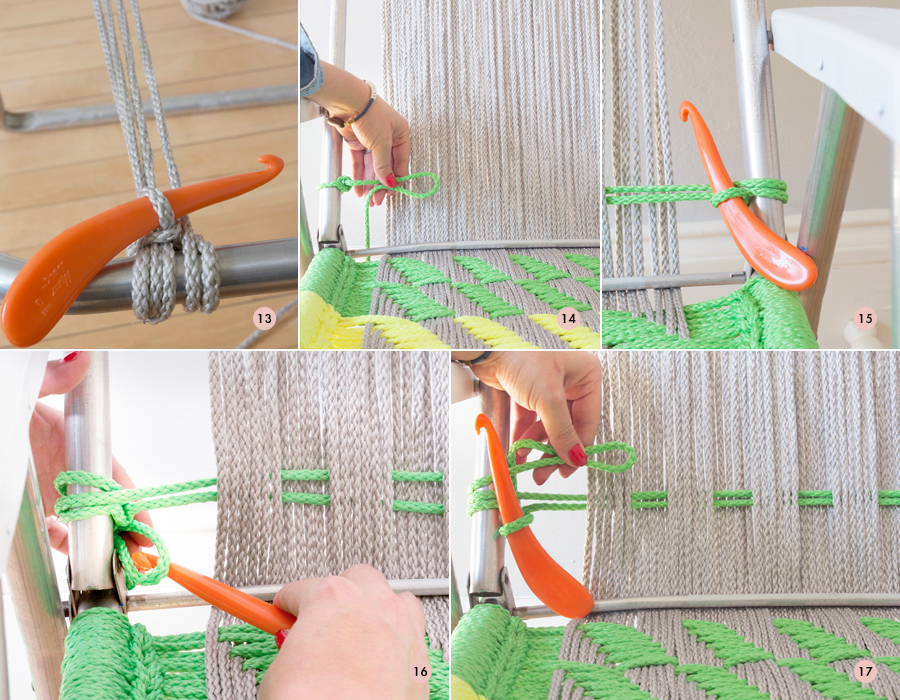 Woven Macramé Chair Tutorial