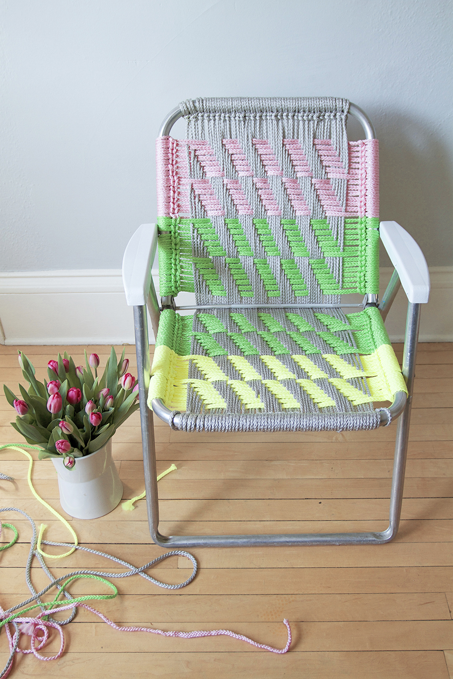 Woven Macramé Chair Tutorial