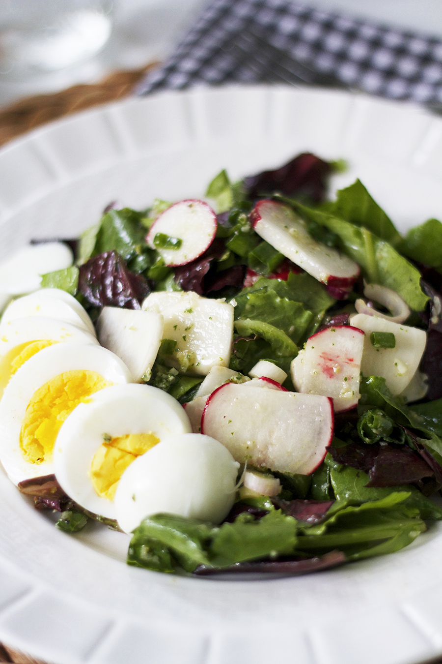 Radish & Turnip Salad with Oregano Vinaigrette