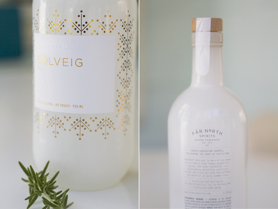 Solveig Gin with Rosemary and Grapefruit