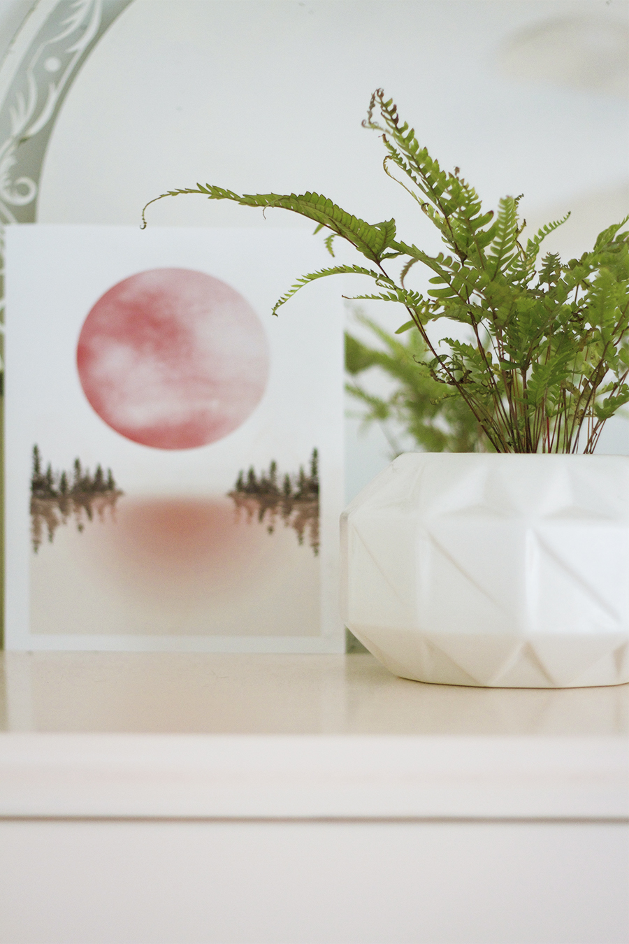 Vintage Makeover : Blush Painted Chest of Drawers