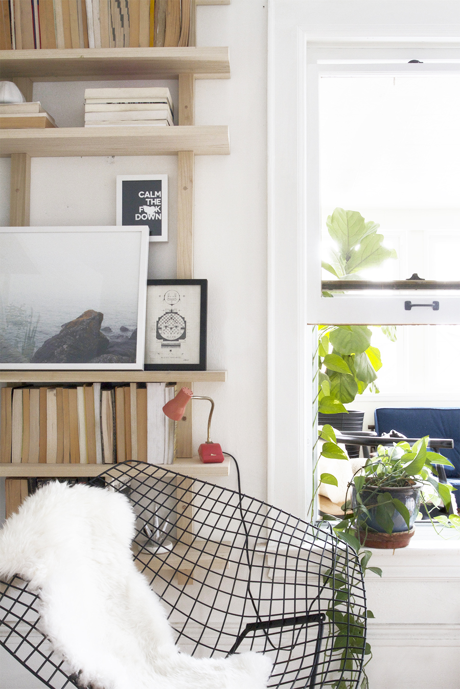 Floating Shelves in the Basement - Deuce Cities Henhouse