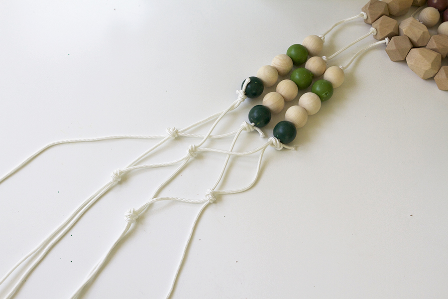 Make a Modern Beaded Macrame Planter