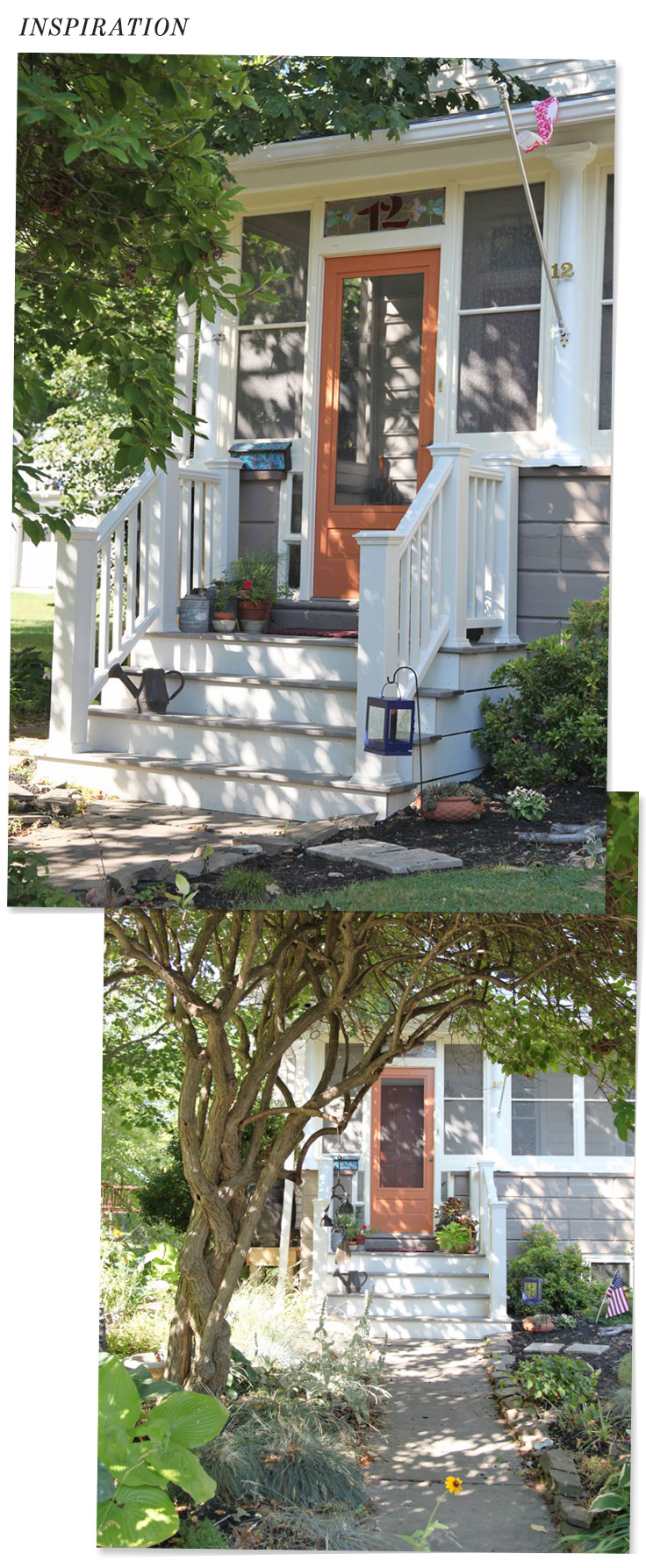 The Perfect Wooden Front Stoop