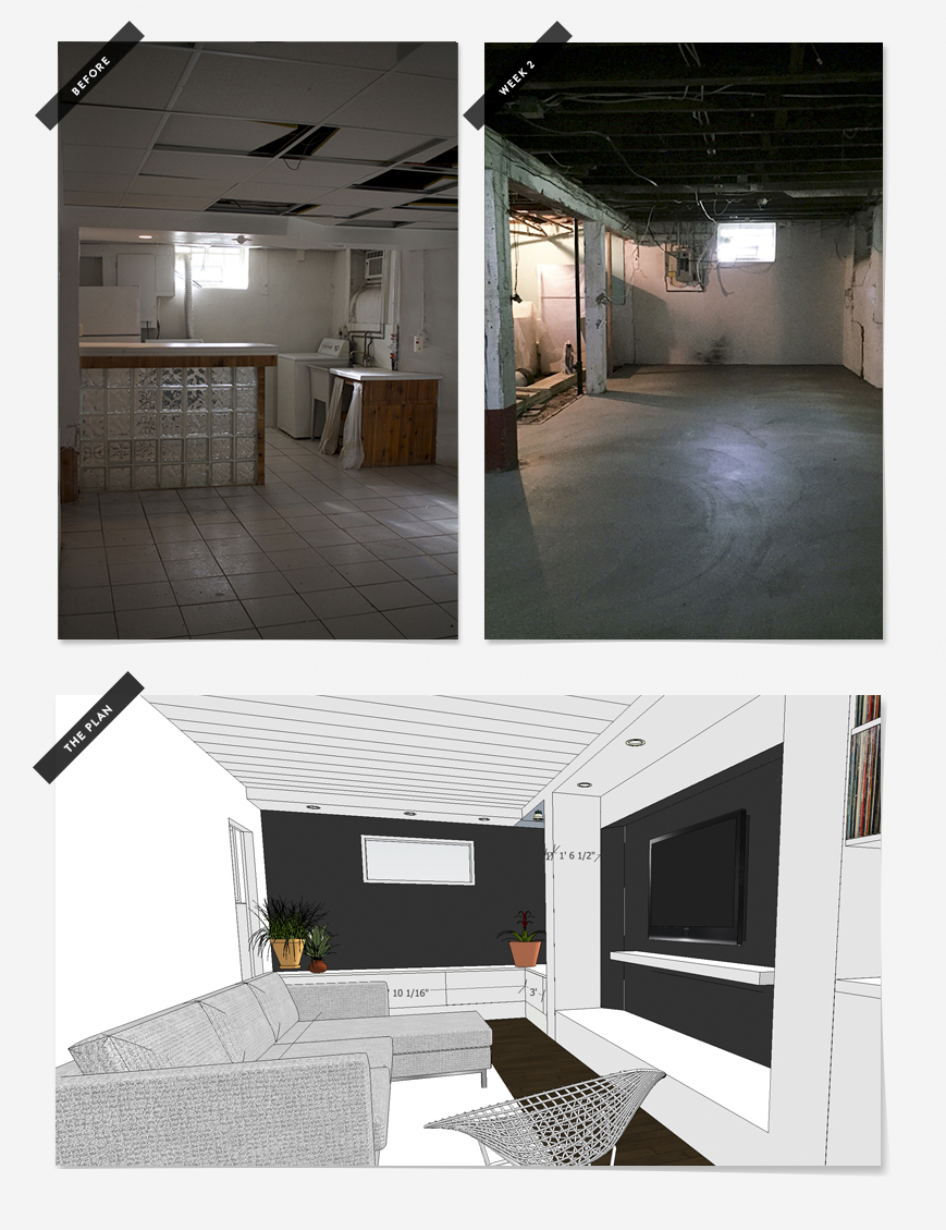 Basement Remodel : Week 2 | Deuce Cities Henhouse