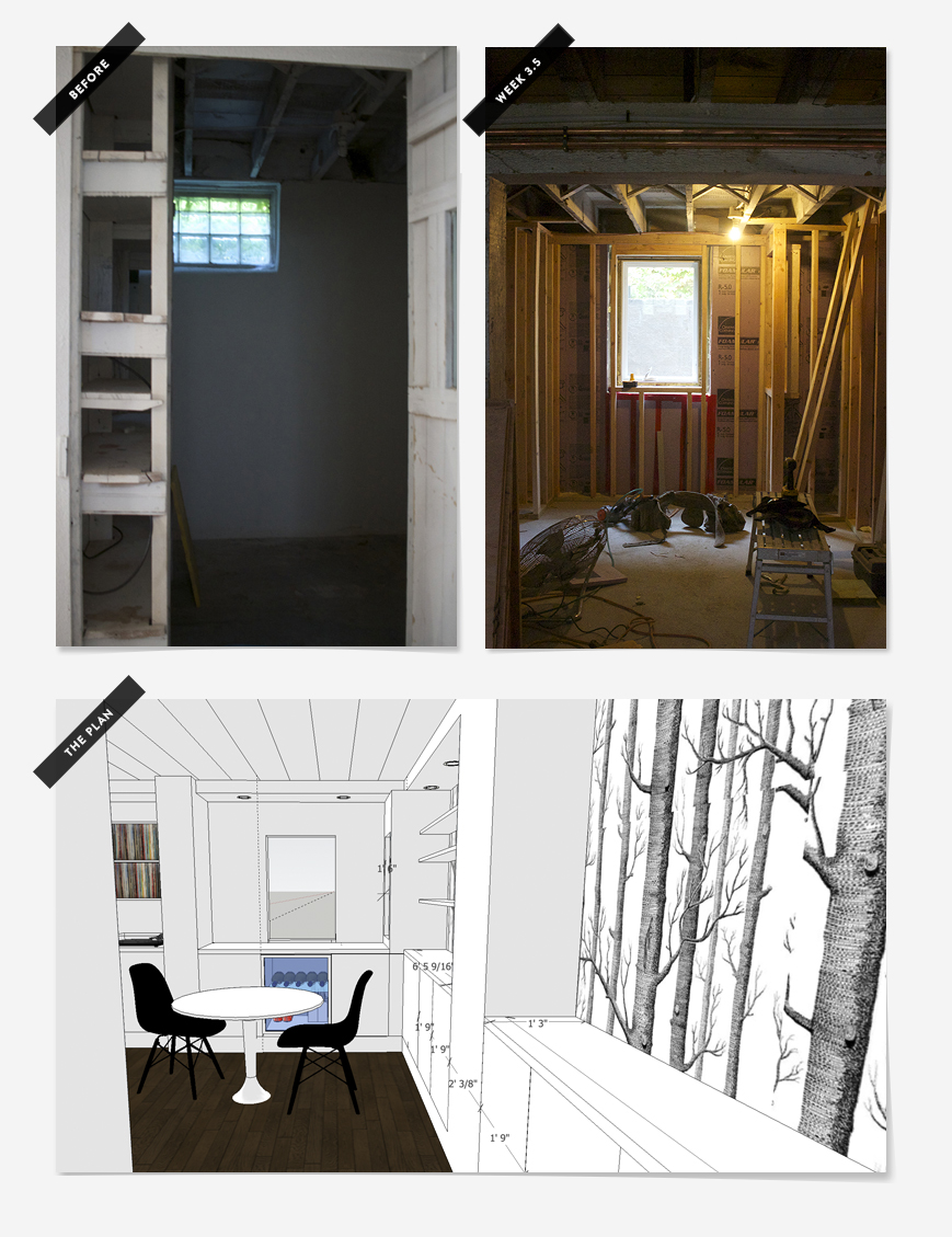 Basement Remodel : Week 2 | Deuce Cities Henhouse