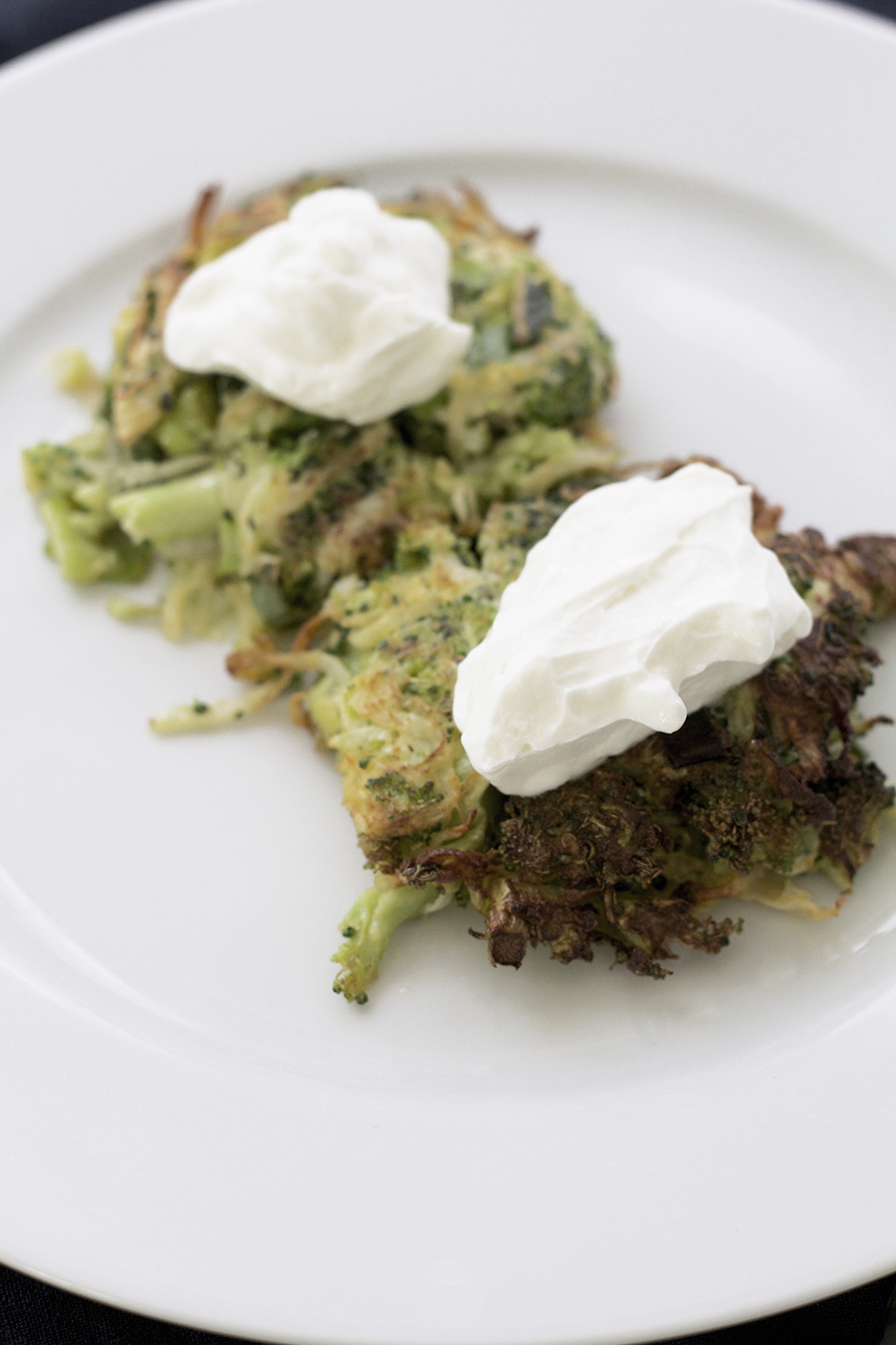 Kohlrabi & Broccoli Fritters