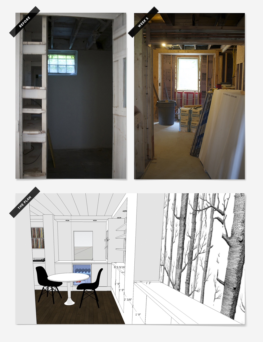 Basement Remodel : Week 2 | Deuce Cities Henhouse