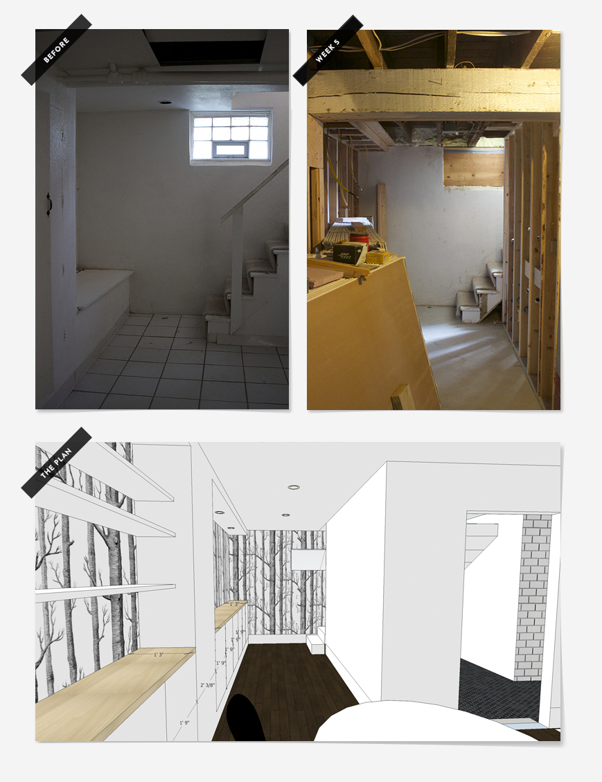 Basement Remodel : Week 2 | Deuce Cities Henhouse