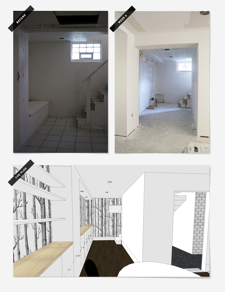 Basement Remodel : Week 2 | Deuce Cities Henhouse