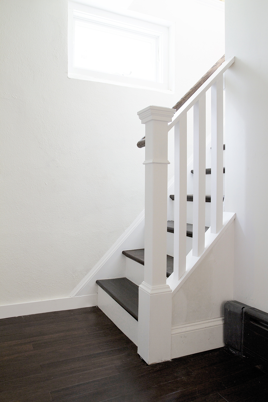 DIY Staircase with new Treads