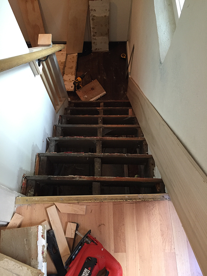 Transforming a Small Staircase