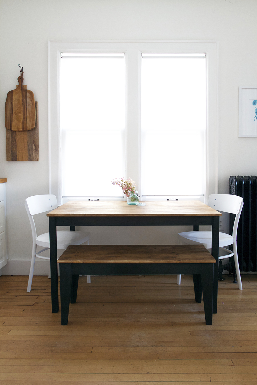 Table and Bench Makeover using Amy Howard at Home paints and waxes