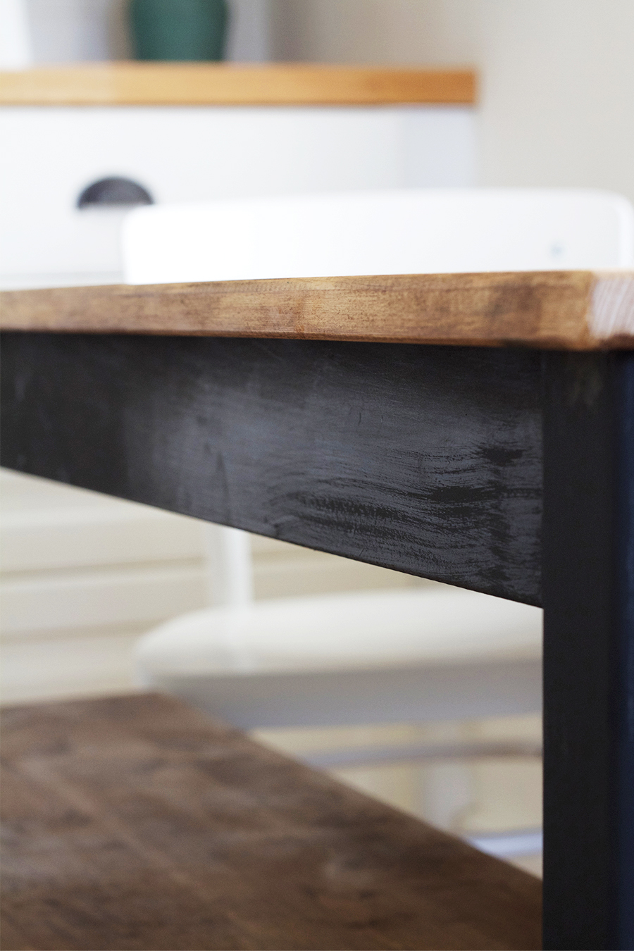 Table and Bench Facelift using Amy Howard at Home paints and waxes