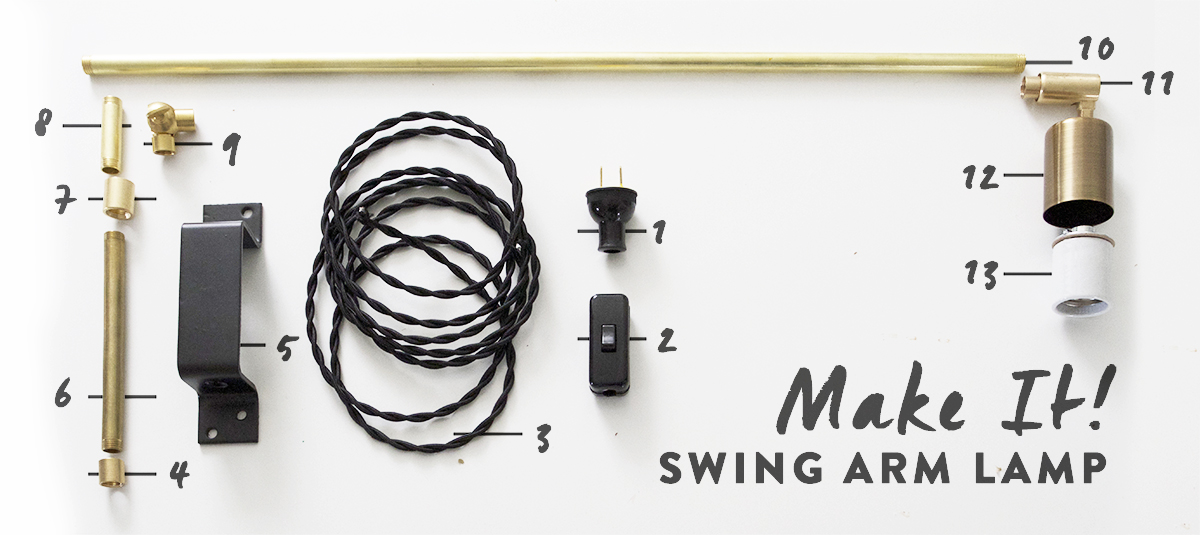 DIY Swing Arm Lamp