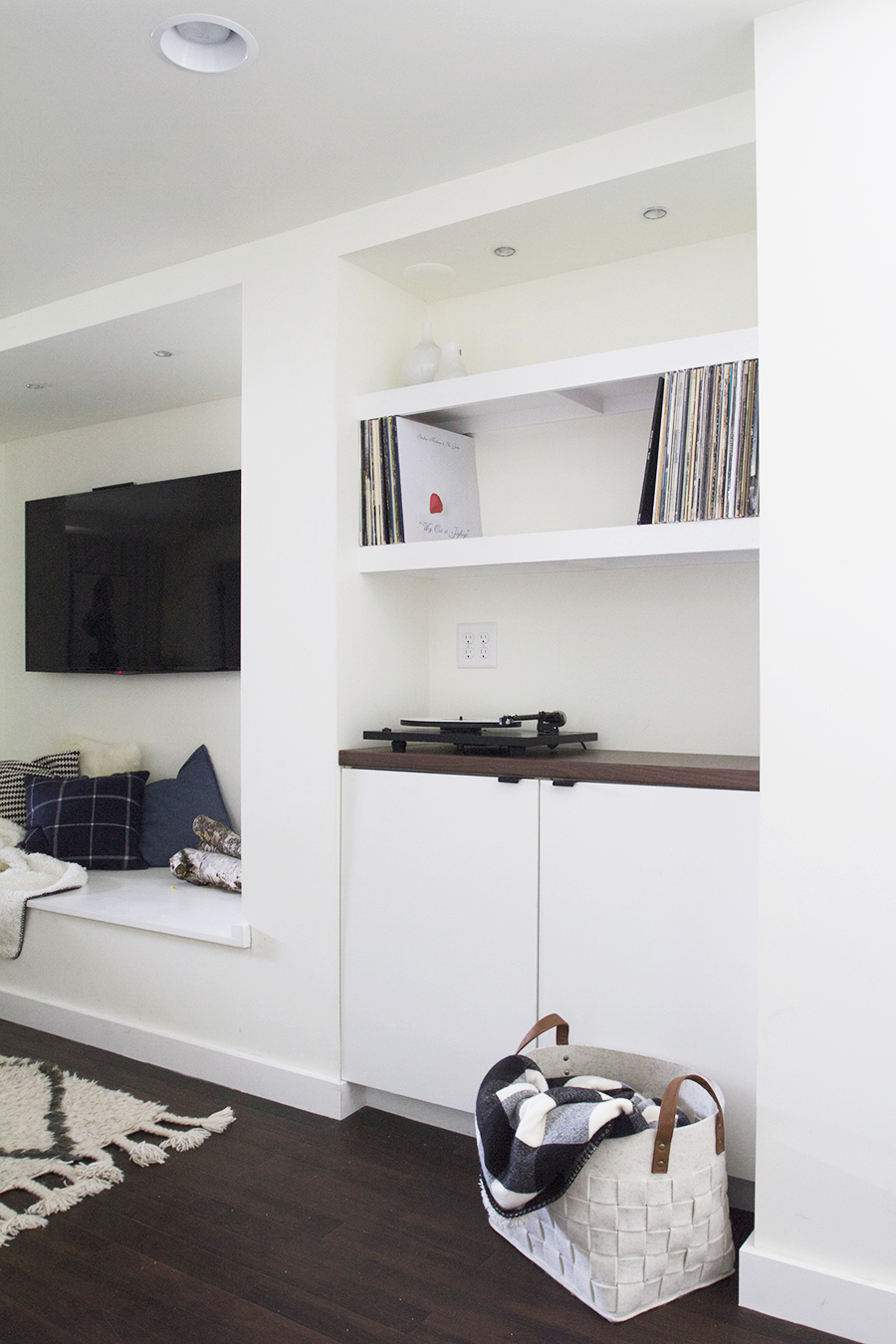 Record Storage - Floating Shelves