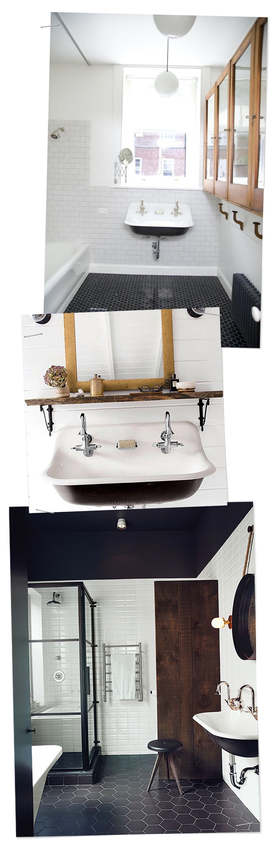 Inspirational Bathrooms : Brockway sink for a bit of vintage