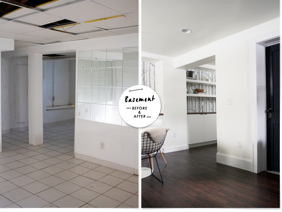 Modern Basement Remodel : Before & After