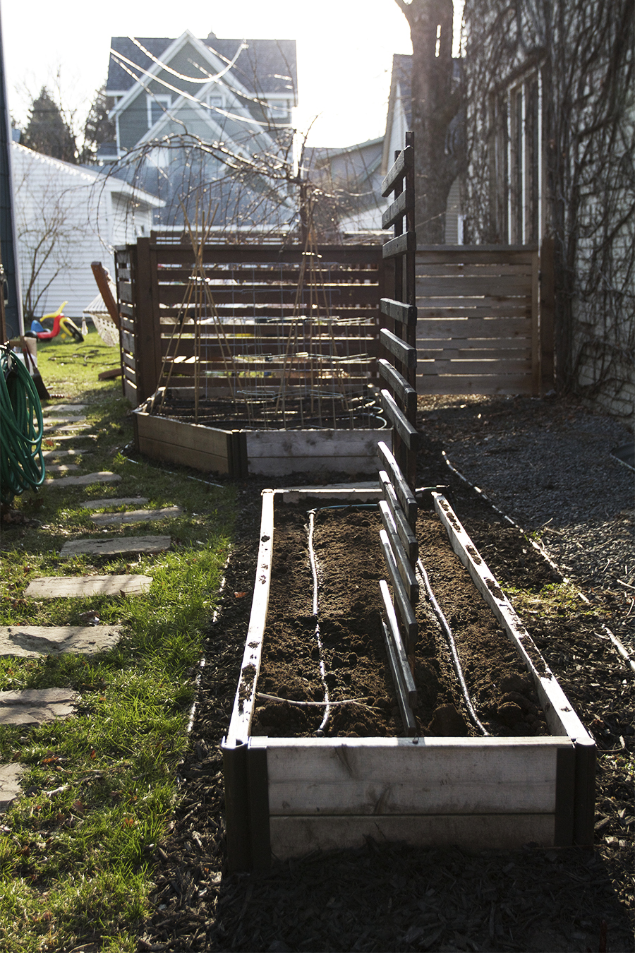 DIY Soaker House Irrigation System | For Raised Bed Gardens