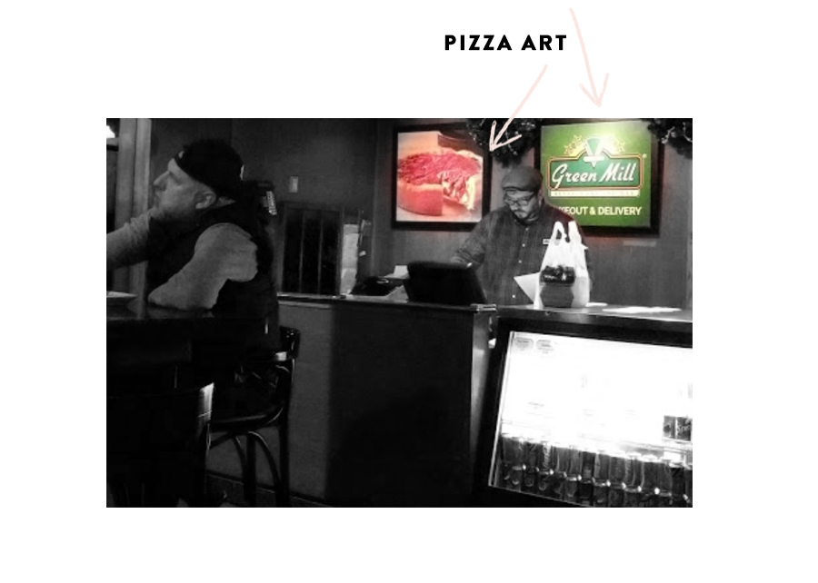 Pizza Print Diptych