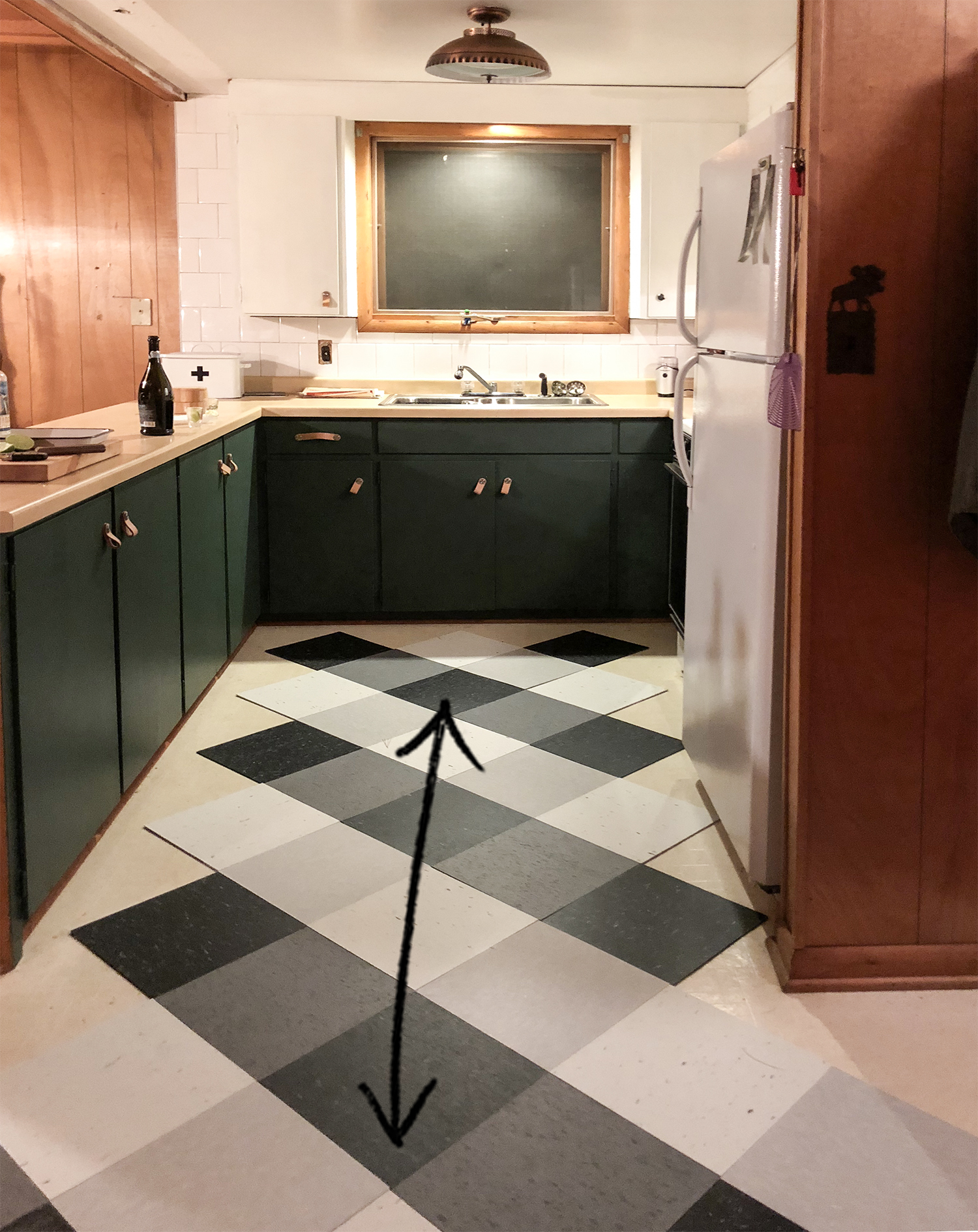 Updating our Vintage Cabin Kitchen // Deuce Cities Henhouse