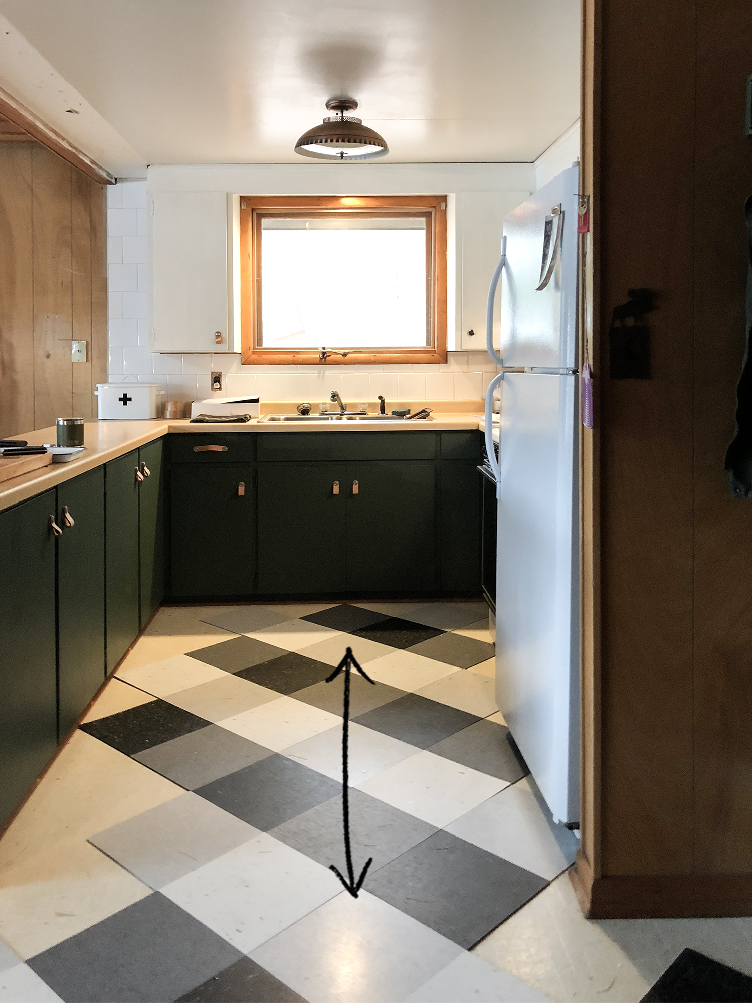 Updating our Vintage Cabin Kitchen // Deuce Cities Henhouse