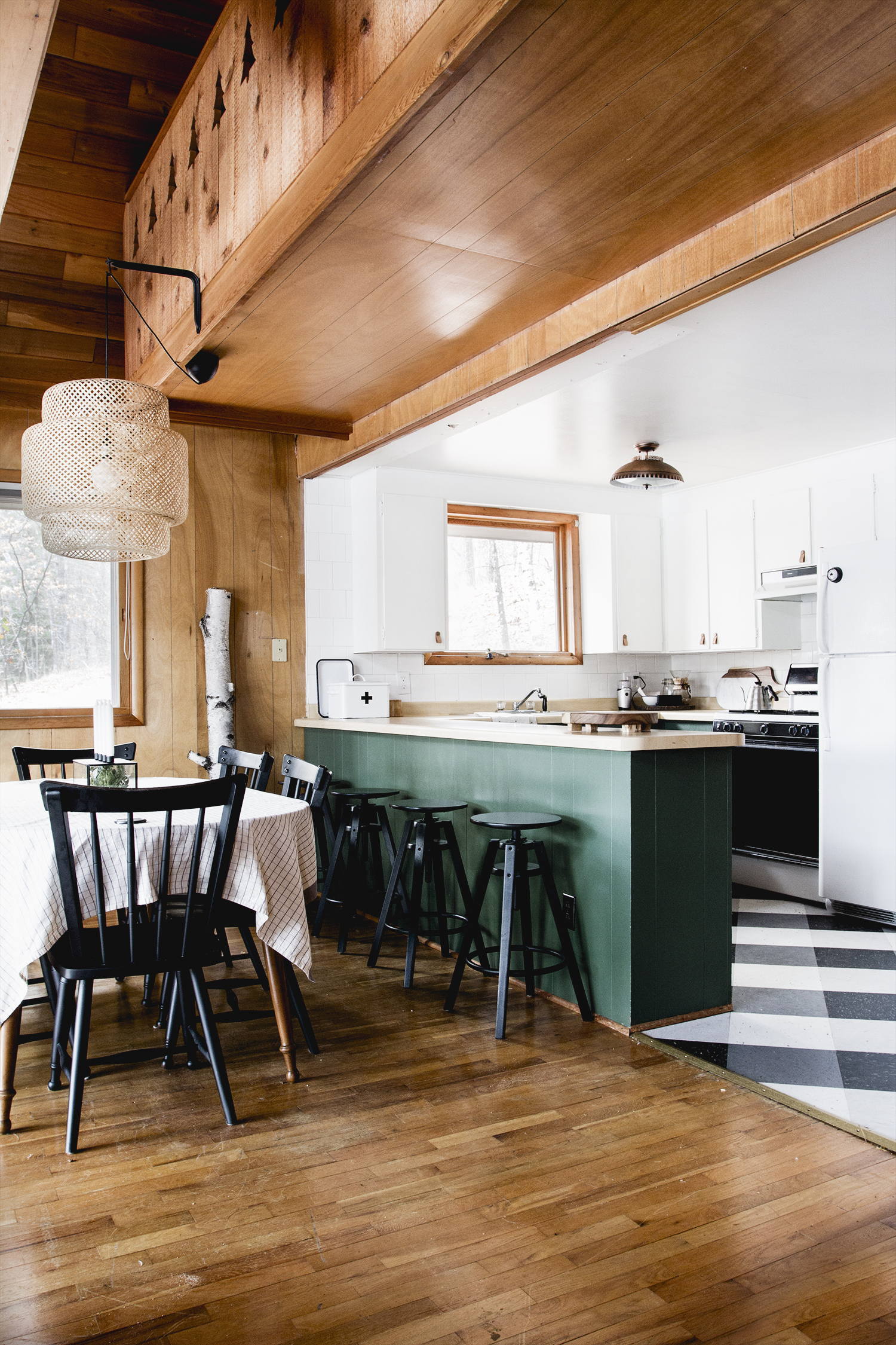 Updating our Vintage Cabin Kitchen // Deuce Cities Henhouse