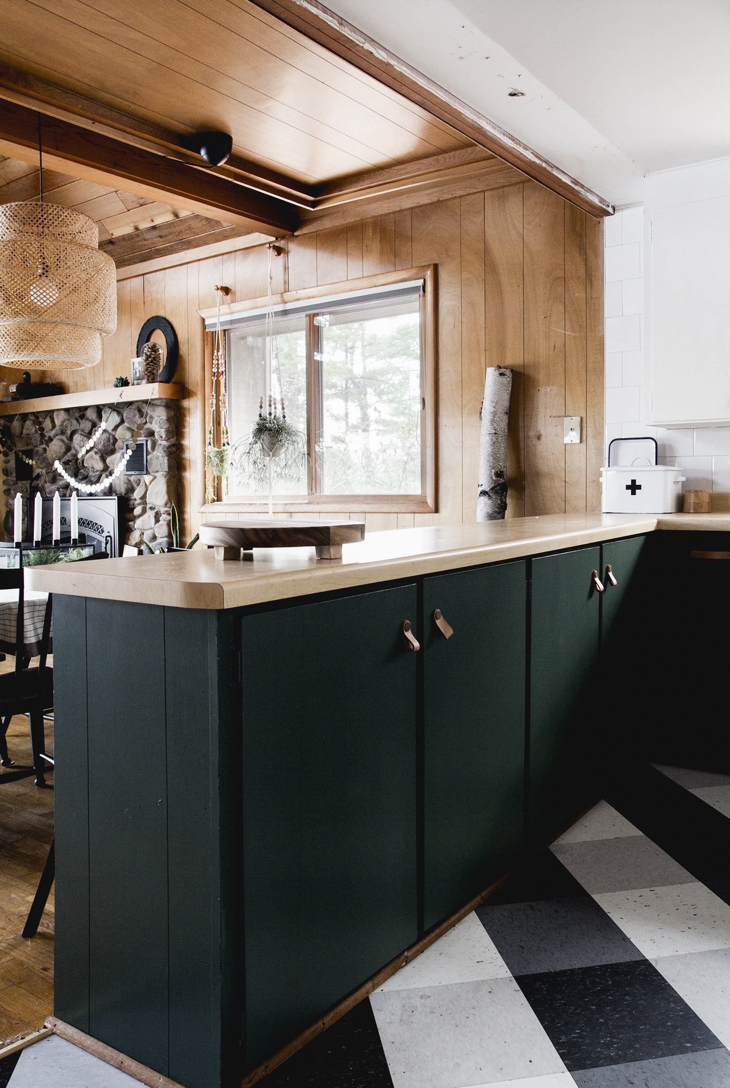 Updating our Vintage Cabin Kitchen // Deuce Cities Henhouse