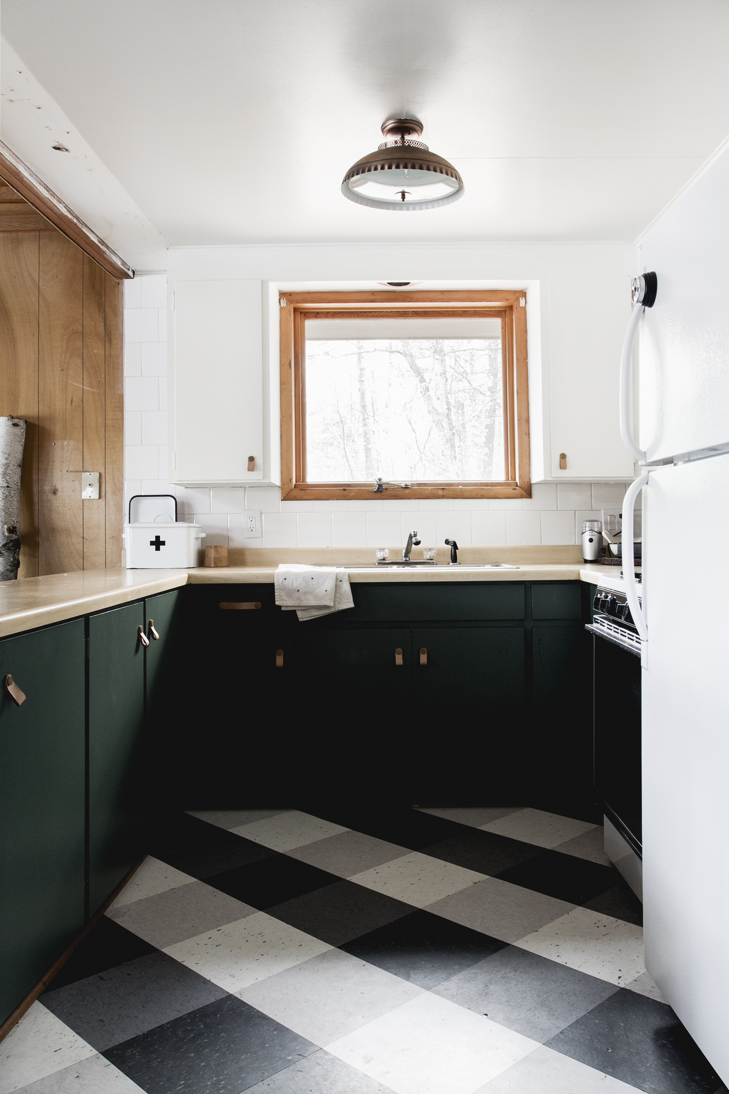 Updating our Vintage Cabin Kitchen // Deuce Cities Henhouse