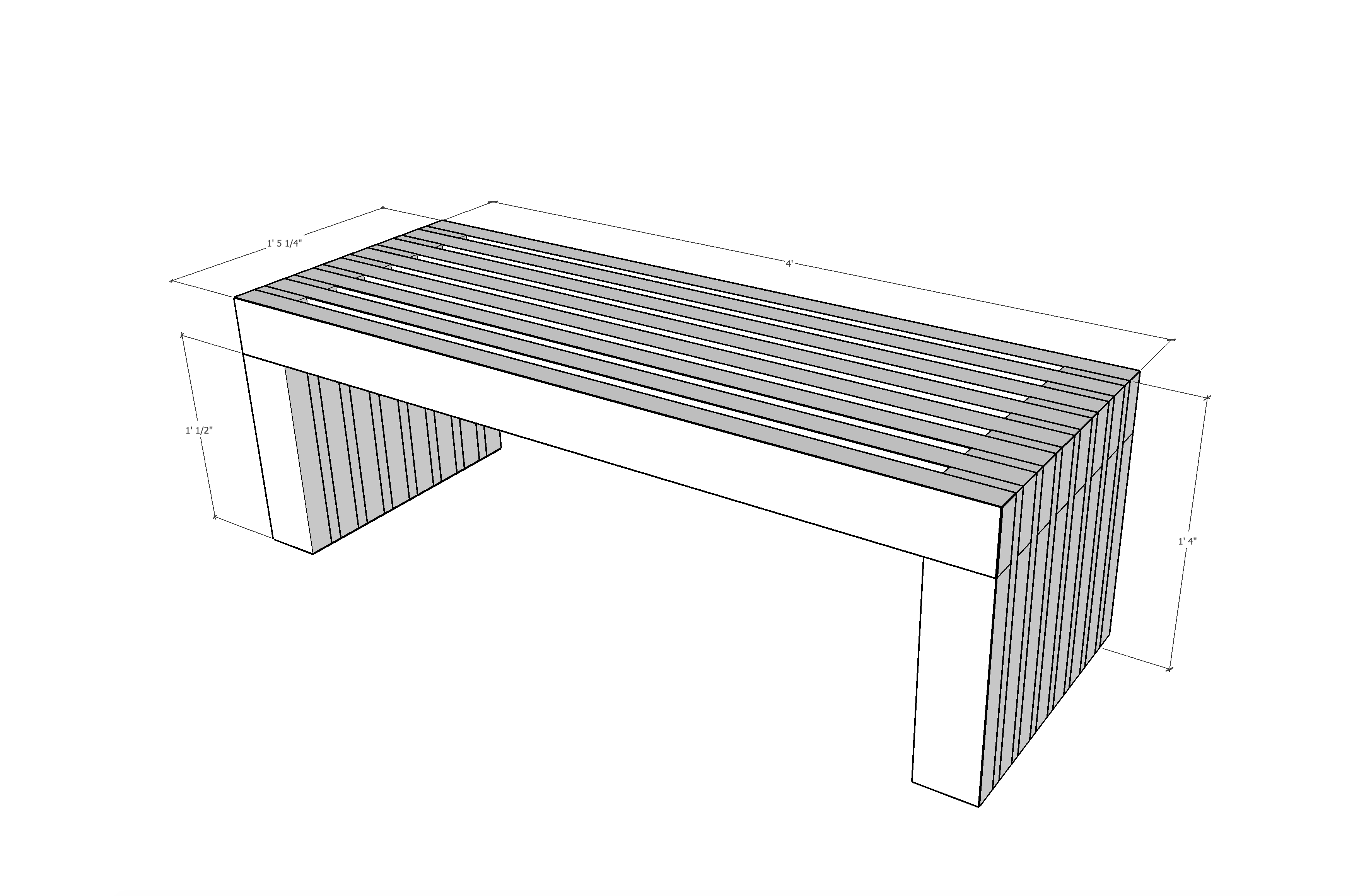 An Easy To Build Outdoor Coffee Table - Deuce Cities Henhouse