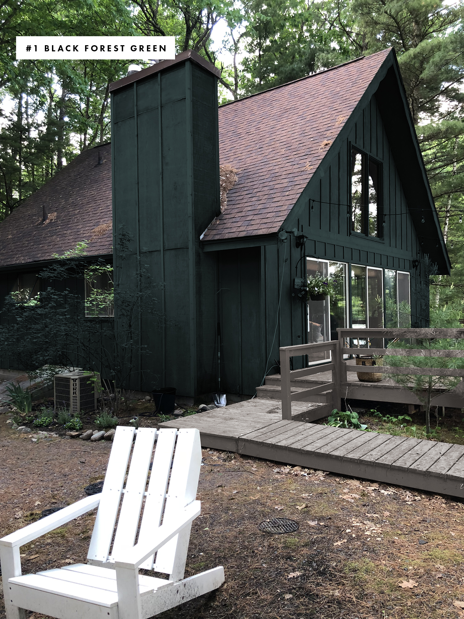 Paint the Cabin Dark Green | Deuce Cities Henhouse