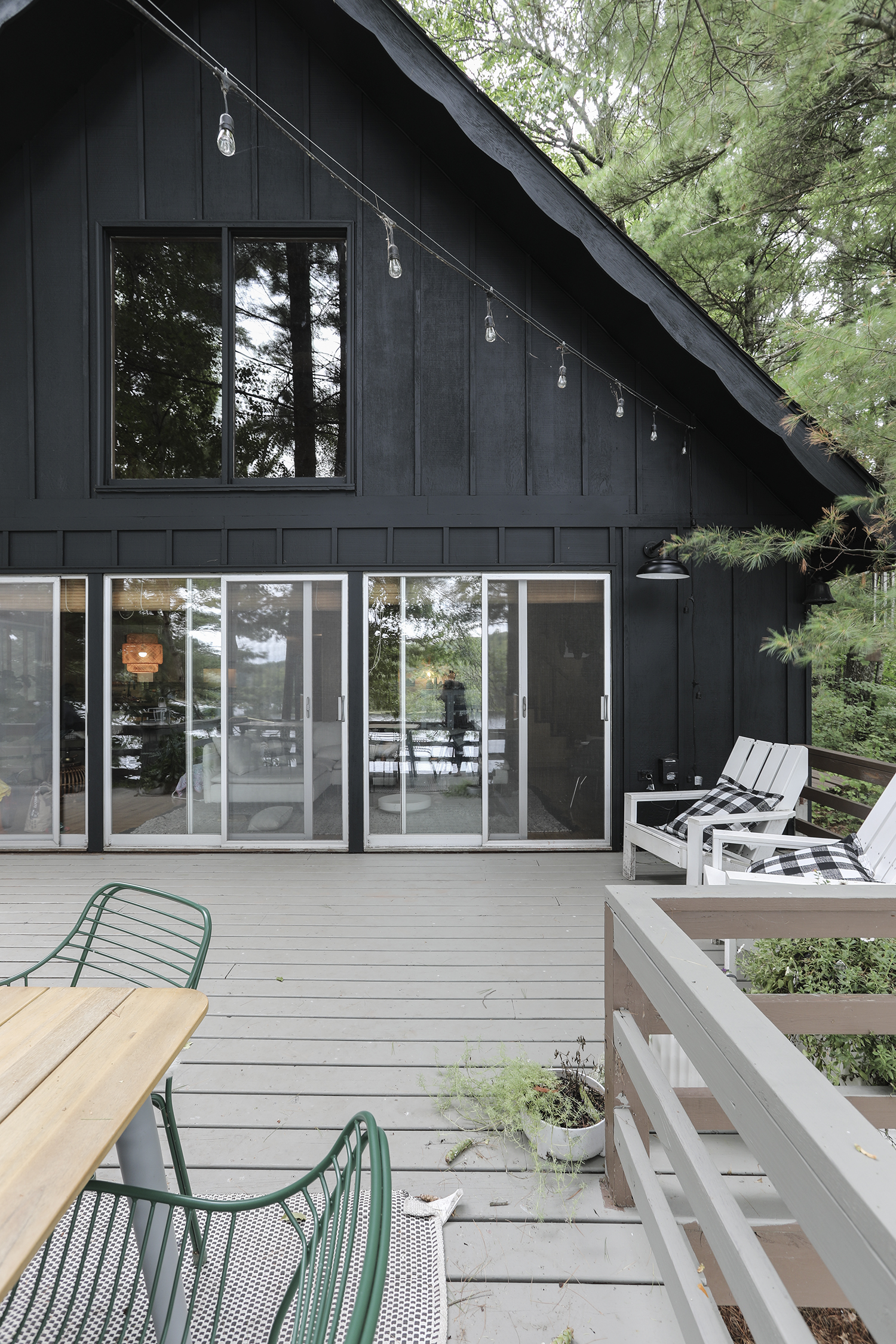 Deuce Cities Henhouse | Black Chalet Cabin in Wisconsin