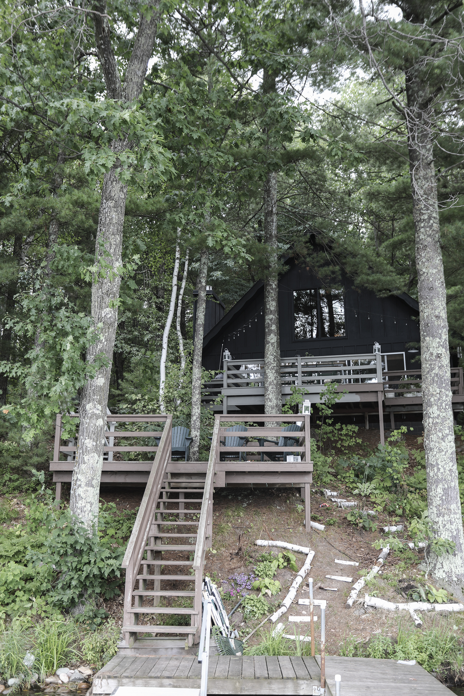 Deuce Cities Henhouse | Black Chalet Cabin in Wisconsin