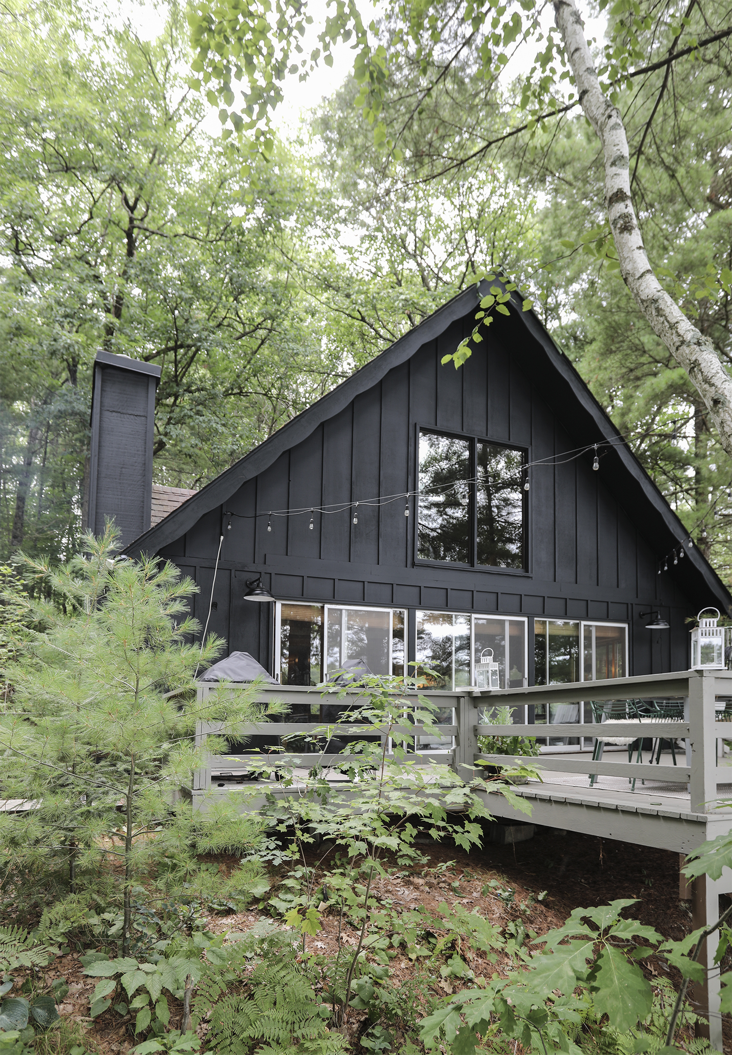 Deuce Cities Henhouse | Black Chalet Cabin in Wisconsin