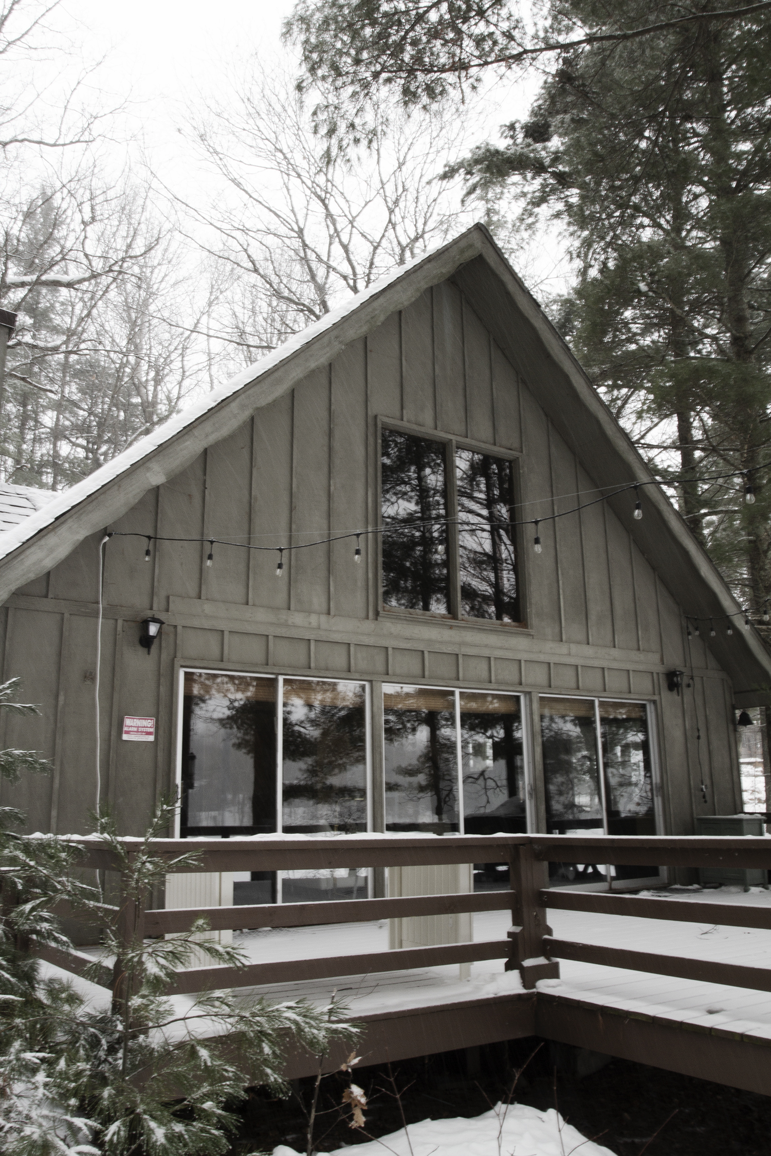 Deuce Cities Henhouse | Black Chalet Cabin in Wisconsin