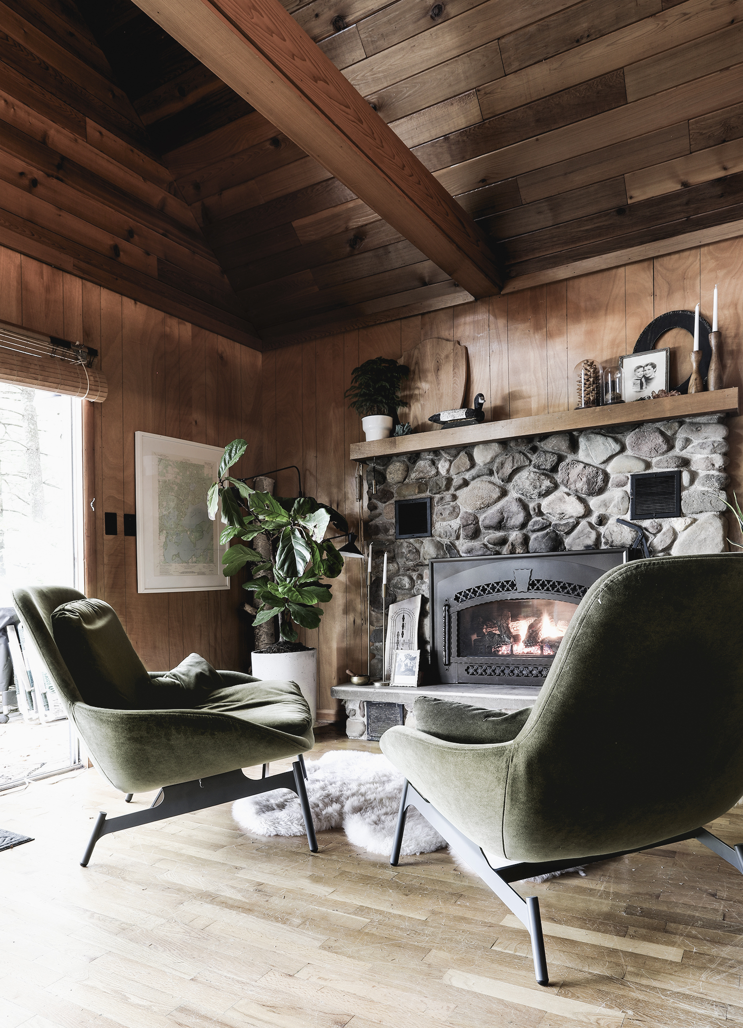 Our New Blu Dot Chairs at the Cabin