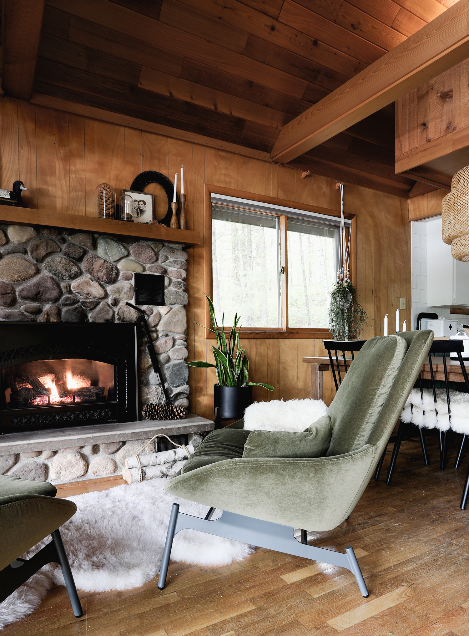 Our New Blu Dot Chairs at the Cabin