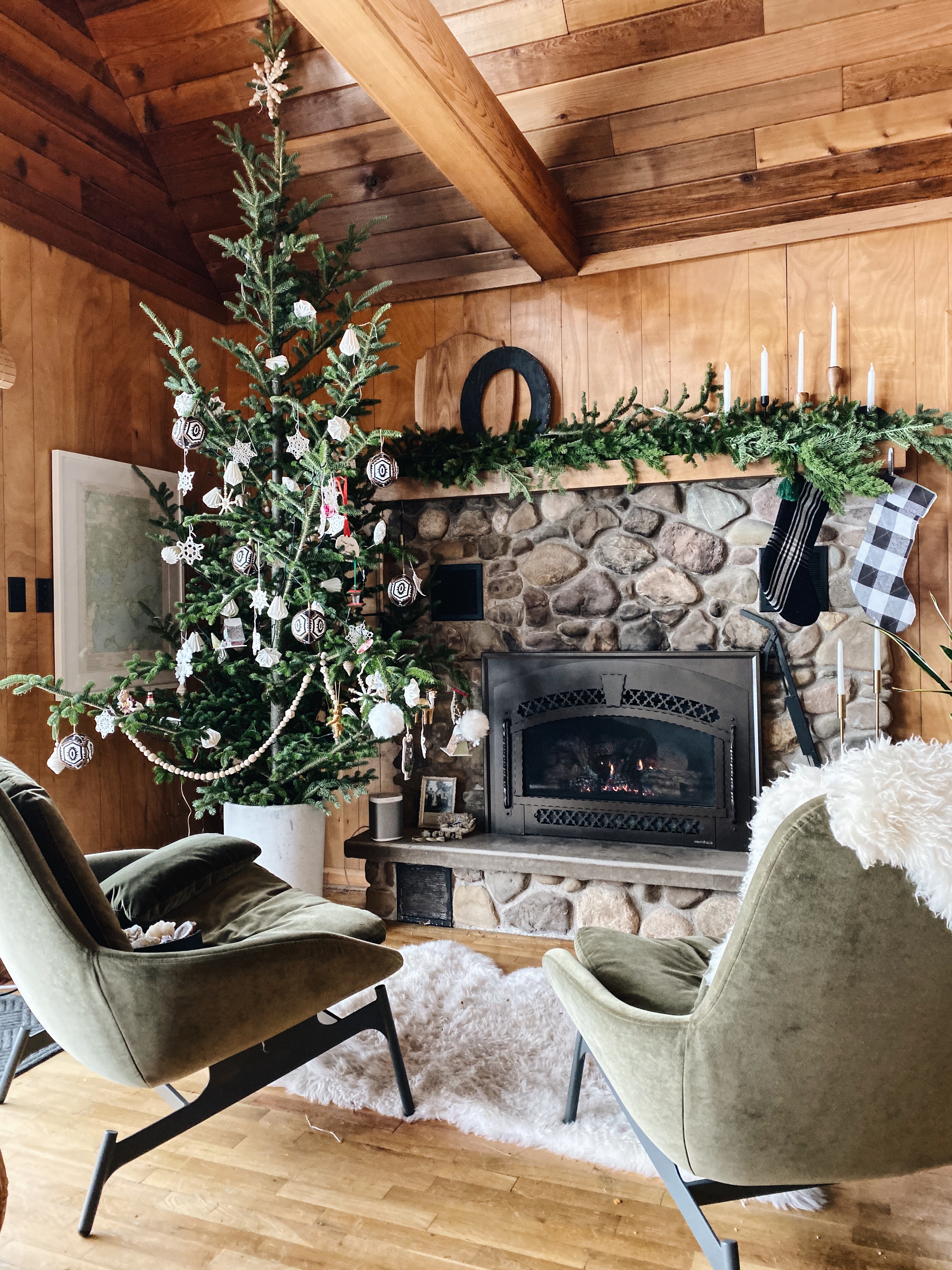 Natural Rustic Cabin Christmas