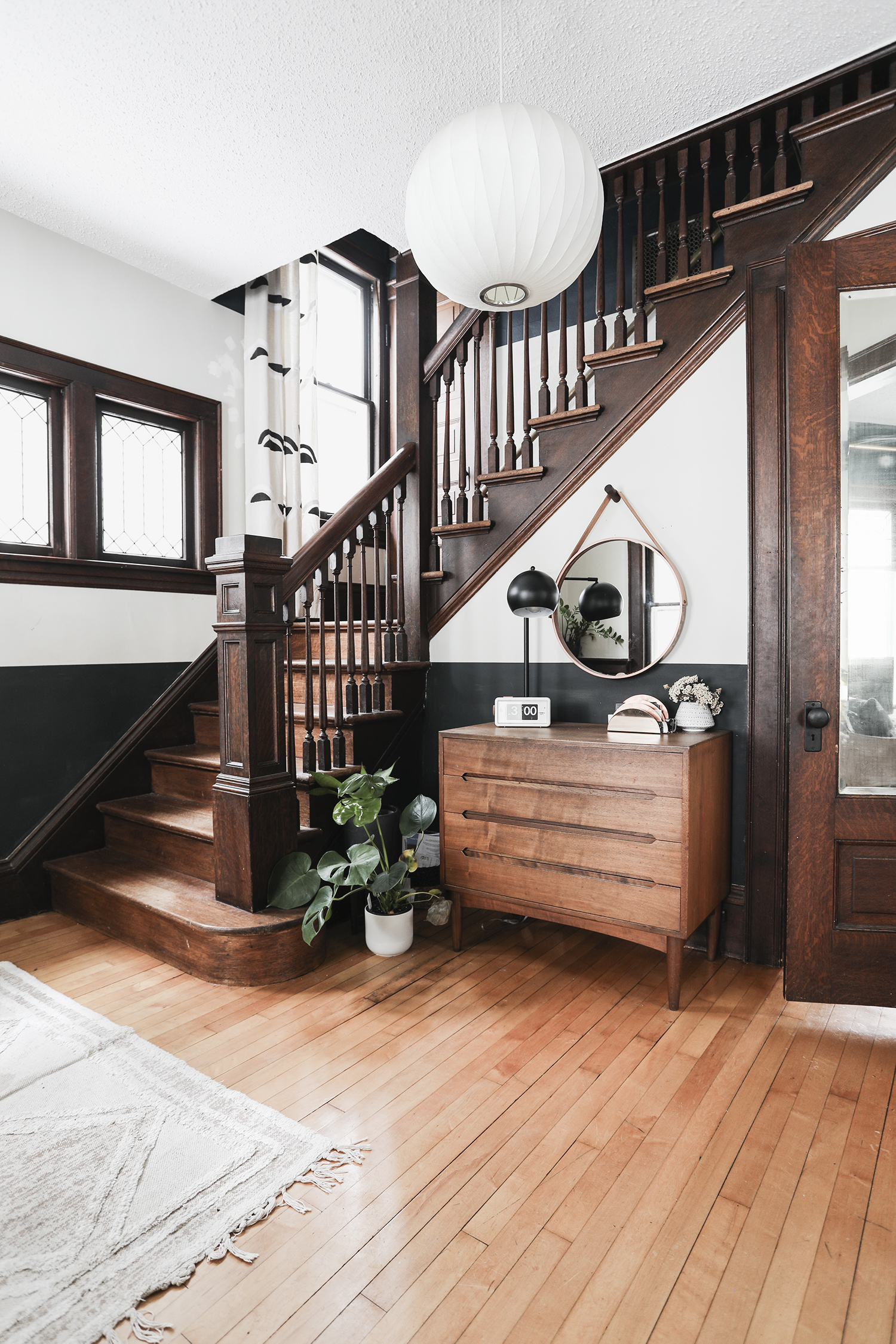 Entry Way, Stairwell and Hallway Reveal