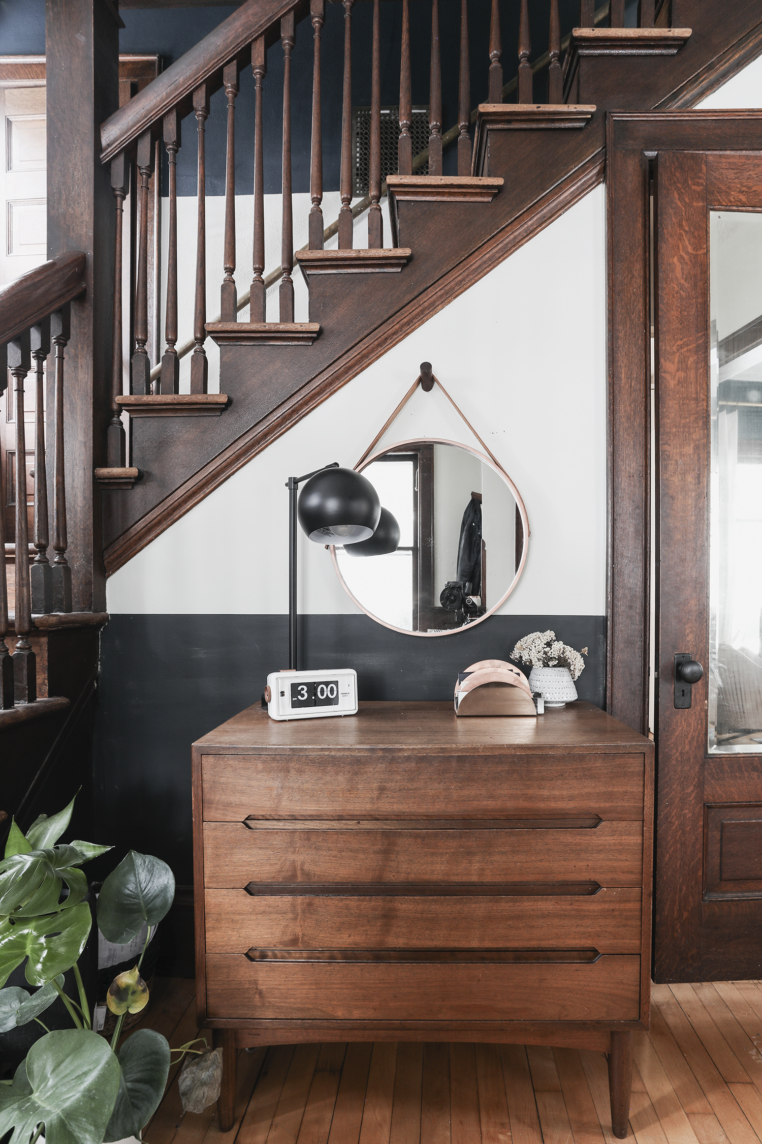 Entry Way, Stairwell and Hallway Reveal